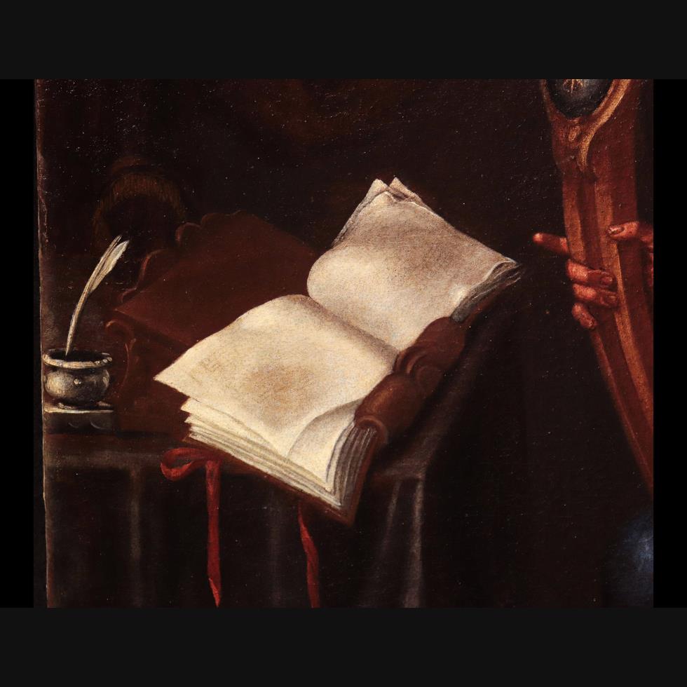 David che suona l'arpa.....