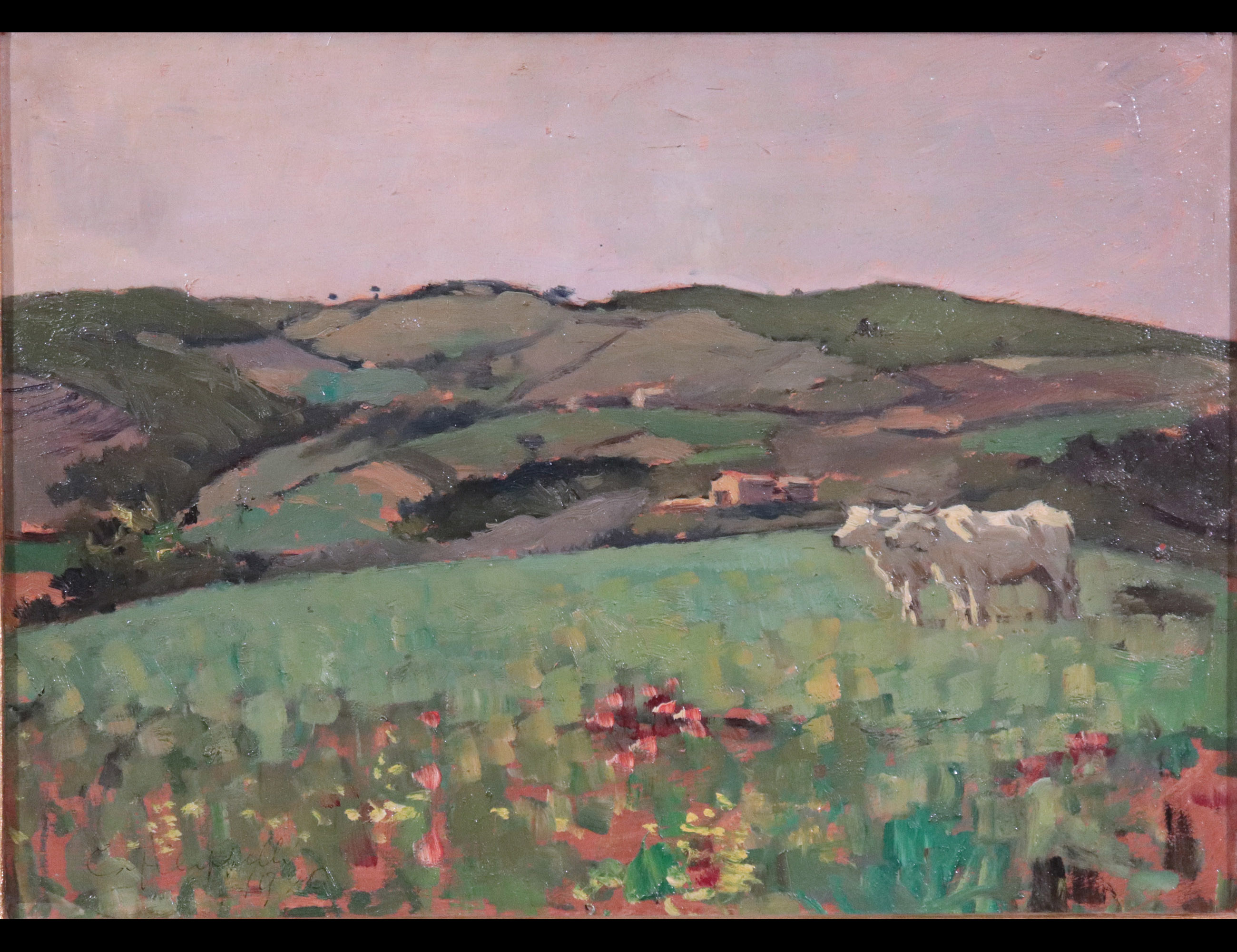 Paesaggio con Buoi